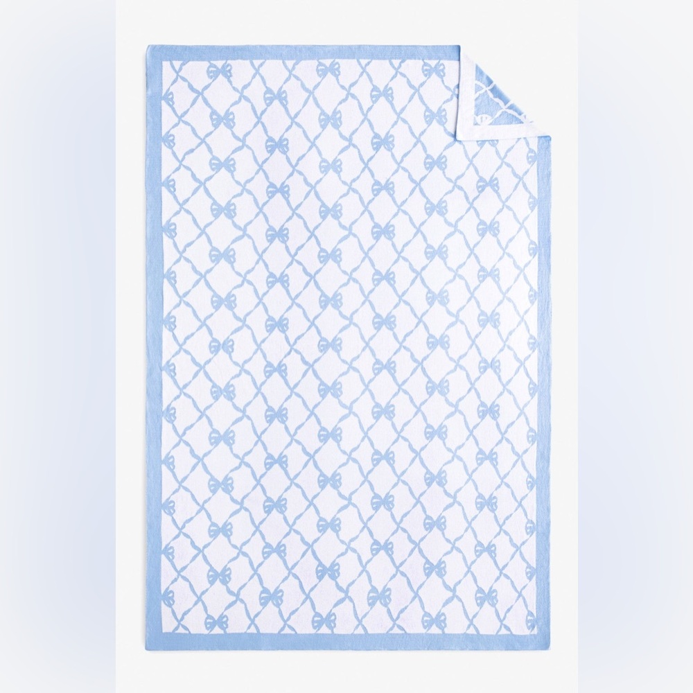 Love Shack Fancy Bow Throw Blanket